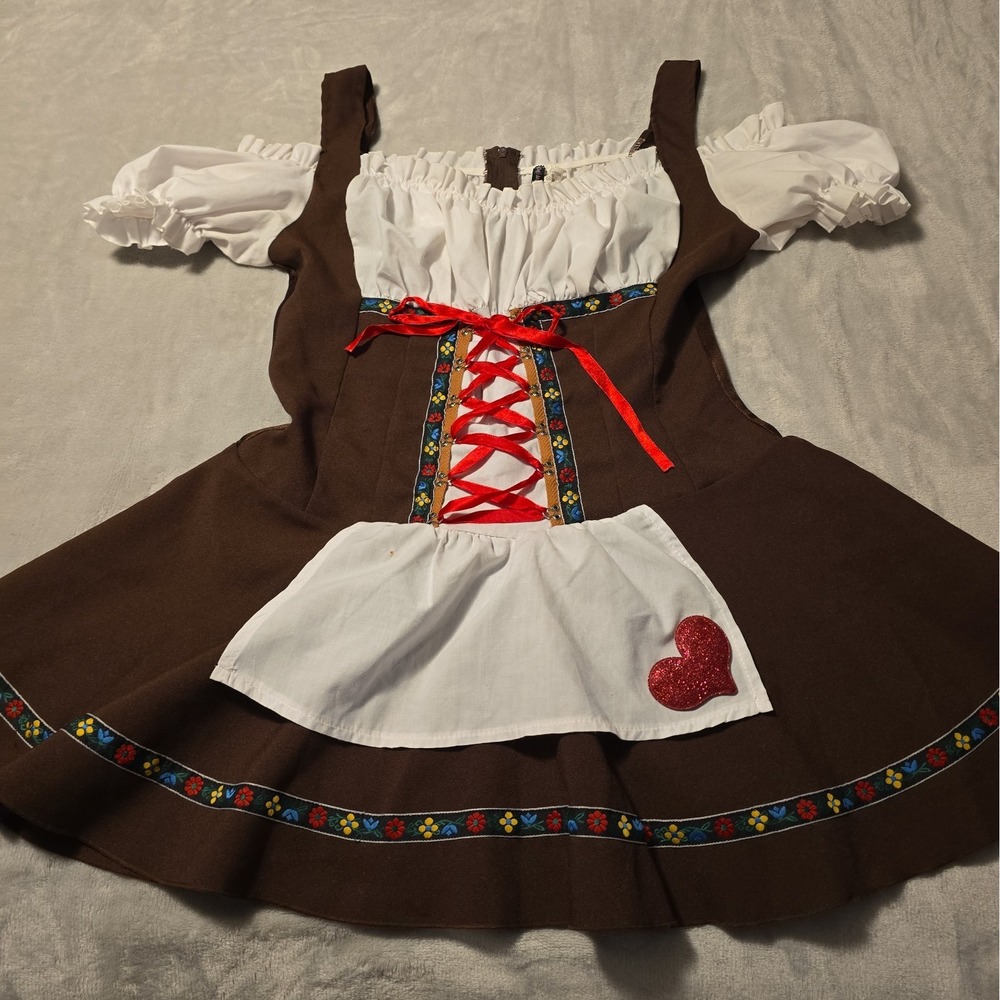 Vintage Y2k Leg Avenue Oktoberfest BeerMaid Adult Costume GermanMaid Cosplay M/L